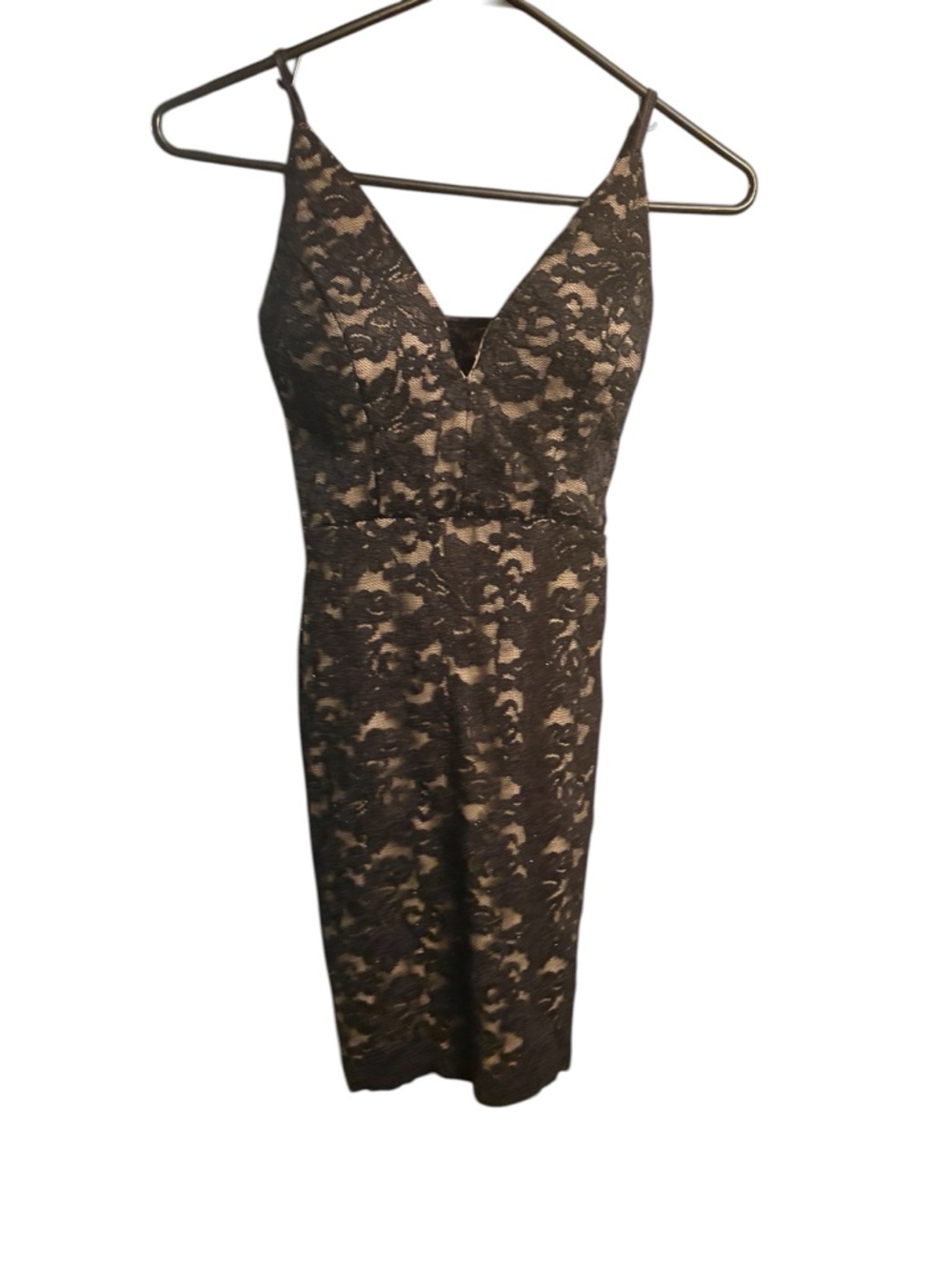 Emerald Sundae Black Lace with Nude Lining Slip